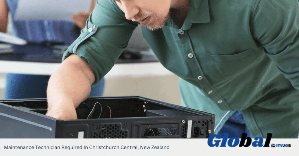 Maintenance Technician Required In Christchurch Central, New Zealand