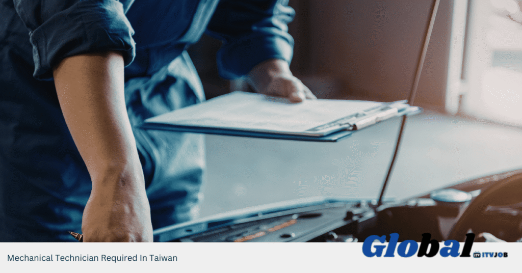Mechanical Technician Required In Taiwan
