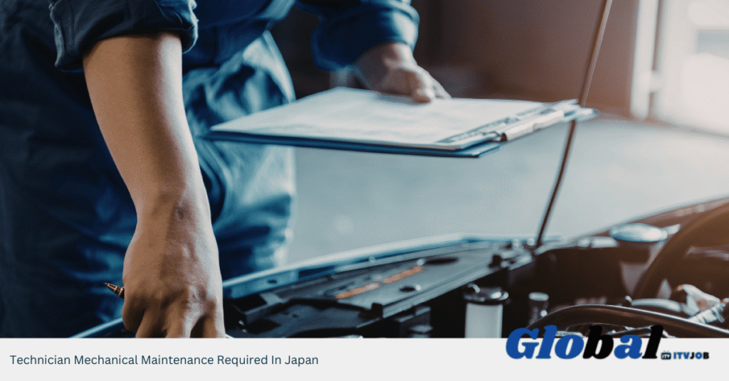 Technician Mechanical Maintenance Required In Japan