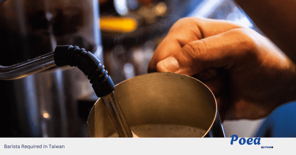 Barista Required In Taiwan