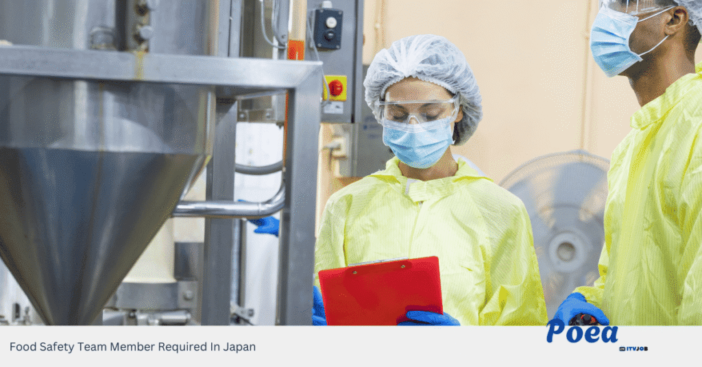 Food Safety Team Member Required In Japan