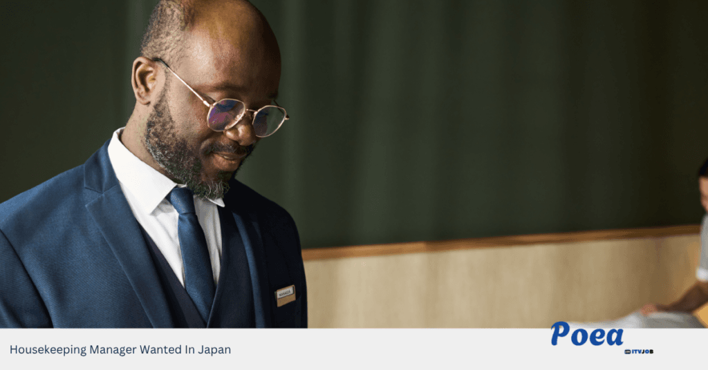 Housekeeping Manager Wanted In Japan