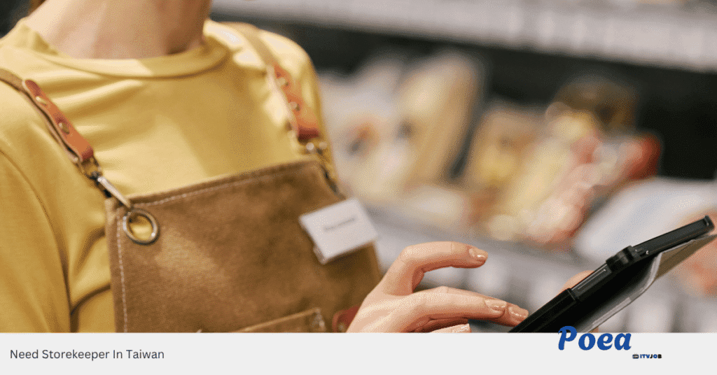 Need Storekeeper In Taiwan