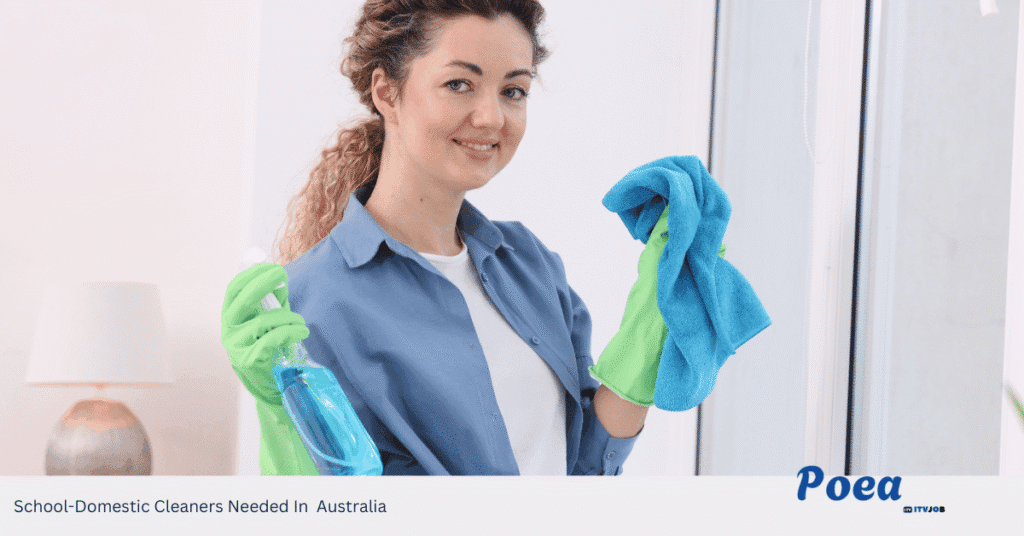 School-Domestic Cleaners Needed In Australia