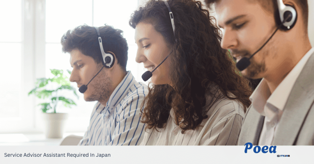 Service Advisor Assistant Required In Japan