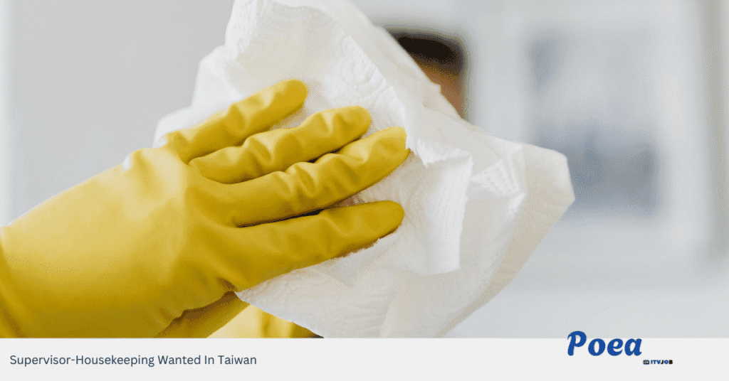 Supervisor-Housekeeping Wanted In Taiwan