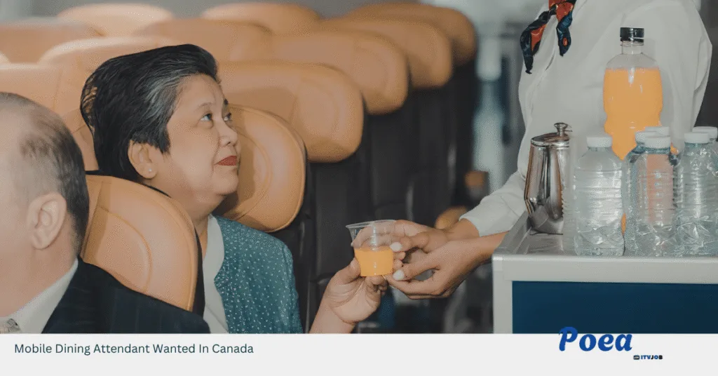 Mobile Dining Attendant Wanted In Canada