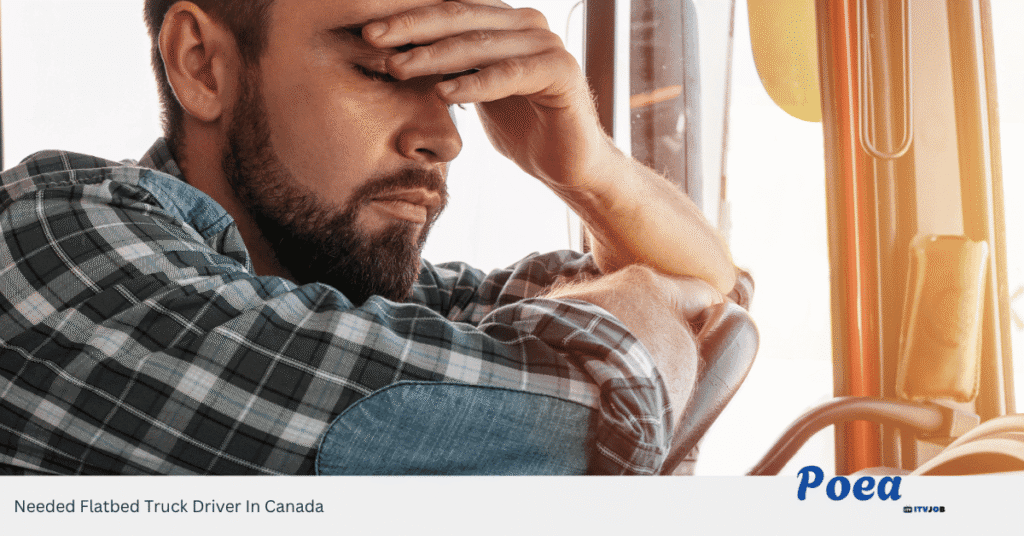 Needed Flatbed Truck Driver In Canada