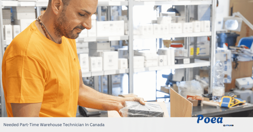 Needed Part-Time Warehouse Technician In Canada
